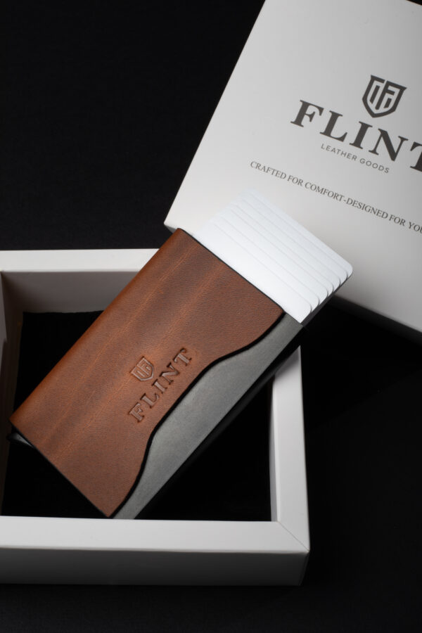 FLINT Cardholder - Brown